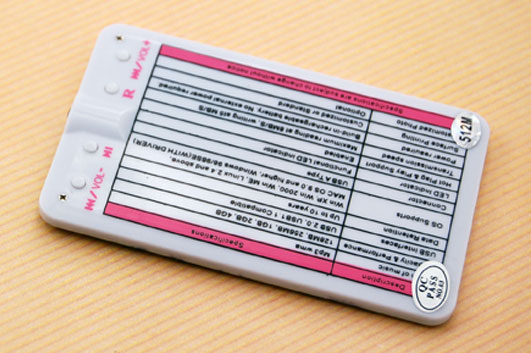 The CardDiskMP3 Custom MP3 Player