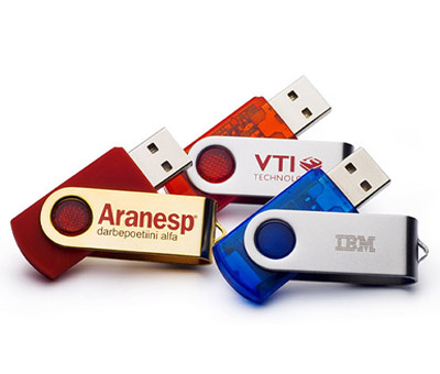 <b>Swivel USB Flash Drive</b>